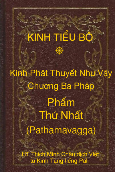 Kinh Tiểu Bộ – Kinh Phật Thuyết Như Vậy – Chương Ba Pháp – Phẩm Thứ Nhất (Pathamavagga)