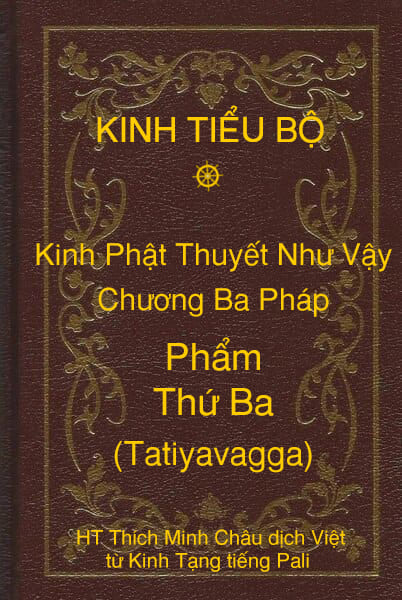 Kinh Tiểu Bộ – Kinh Phật Thuyết Như Vậy – Chương Ba Pháp – Phẩm Thứ Ba (Tatiyavagga)