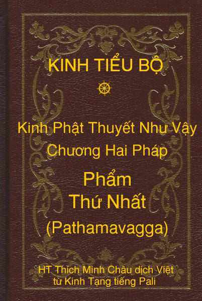 Kinh Tiểu Bộ – Kinh Phật Thuyết Như Vậy – Chương Hai Pháp – Phẩm Thứ Nhất (Pathamavagga)
