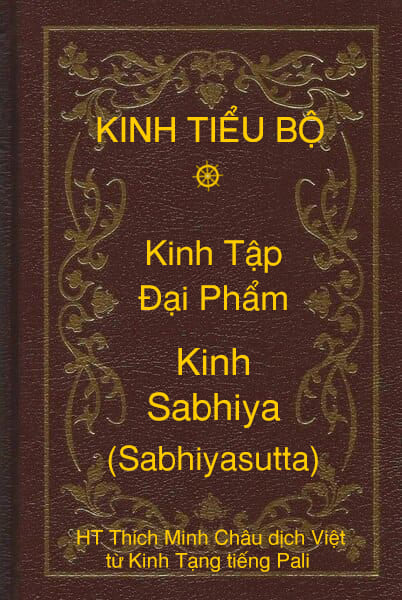 Kinh Tiểu Bộ – Kinh Tập – Chương III – Ðại Phẩm – Kinh Sabhiya (Sabhiyasutta)
