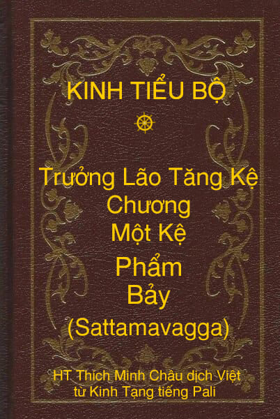 Kinh Tiểu Bộ – Trưởng Lão Tăng Kệ – Chương 1 – Một Kệ - Phẩm Bảy (Sattamavagga)