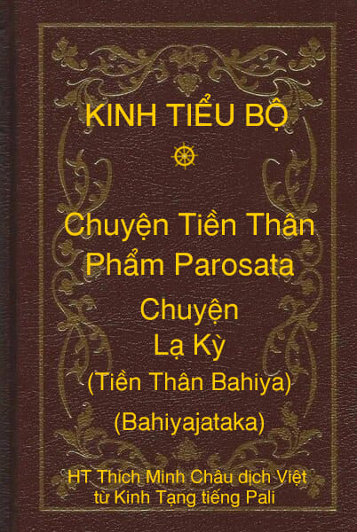 Kinh Tiểu Bộ – Chuyện Tiền Thân – Chương 1 – Phẩm Parosata – Chuyện Lạ Kỳ (Tiền Thân Bahiya, Bahiyajataka)