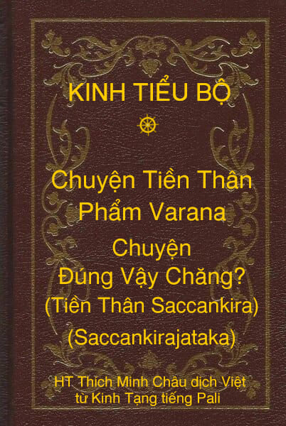 Kinh Tiểu Bộ – Chuyện Tiền Thân – Chương 1 – Phẩm Varana – Chuyện Đúng Vậy Chăng? (Tiền Thân Saccankira, Saccankirajataka)